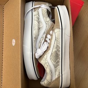 Desert Flower Printed Vans Old Skool